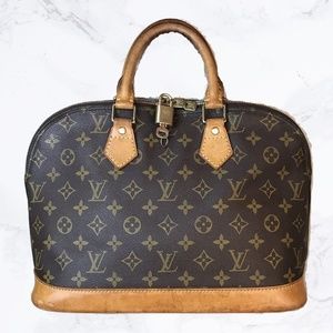 Authentic Louis Vuitton Monogram Alma PM w/Padlock